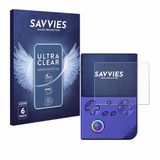 Savvies Screenprotector voor Anbernic RG40XXV - Folie Beschermfolie transparant 6 Stuks