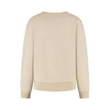 Lady Day Lady Day sweater met tekstprint en wol - beige
