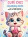 Cute Cats Coloring Book: Cat Coloring Book