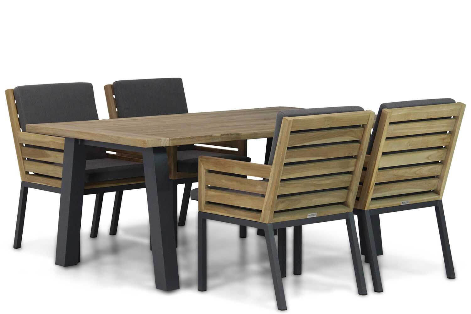 Lifestyle Garden Furniture Lifestyle Dakota/Glasgow 180 cm dining tuinset 5-delig