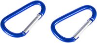 CAO 2 73 mm veiligheidskarabijnhaak voor volwassenen, uniseks, blauw.