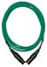 Cascha Standaard Line Microfoonkabel (XLR), Groen, 2m