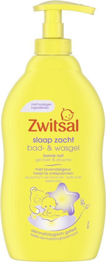 Zwitsal Bad & Wasgel - Slaap Zacht Lavendel - 400ml