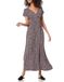 Amazon Essentials Dames Getailleerde Maxi-jurk