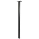 Wagner meubelpoot Classic Retro - Ø 30 x 600 mm, staal gepoedercoat zwart