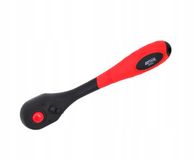 AWTools Professionele Ratel 1/2" Chromen Staal Antislip Handvat 72 Tanden Mechanisme