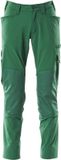 Mascot Accelerate Pantalon de travail Poches genoux stretch 18079 - Homme - Vert - 47