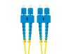 Lanberg FO-SUSU-SD11-0050-YE InfiniBand en Glasvezelkabel 5 m SC