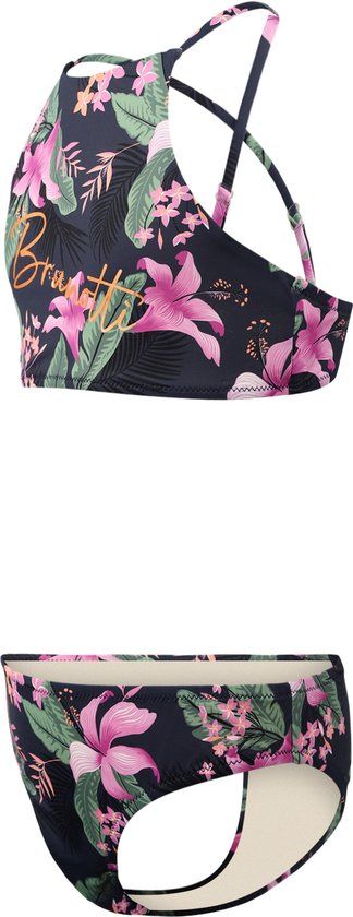Brunotti Camelia-Tropicana Girls Bralette Bikini Indigo Blue - 152