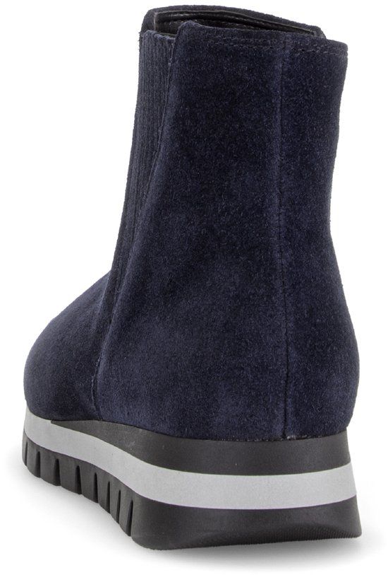 Gabor Dames Instappers - blauw - Maat 39 - Suède - Breed - Herfst/Winter 2025