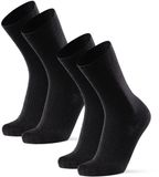 DANISH ENDURANCE Merinowol Wandelsokken - Blaar Sokken - Thermisch - Ademend - voor Heren en Dames - Zwart - Maat 35-38