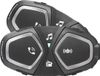 Interphone Cellularline Connect Intercom 2 Eenheden Zwart