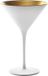 Stölzle Olympic martini Cocktailglas Wit / Goud 240 ml