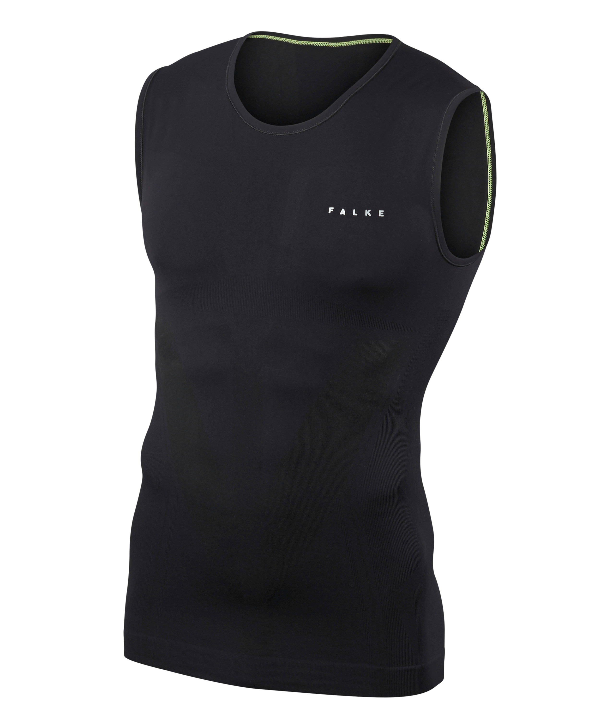 FALKE Ergonomic Sport System Falke Singlet Tight Shirt Heren Sportshirt - Zwart - M