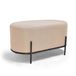 Lipsia Pouf Ovale En Tissu
