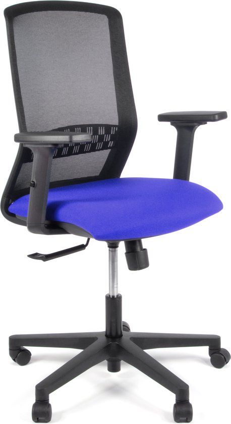 Linea Tekna 01 Ergonomic Office Chair - Adjustable - Black/Blue