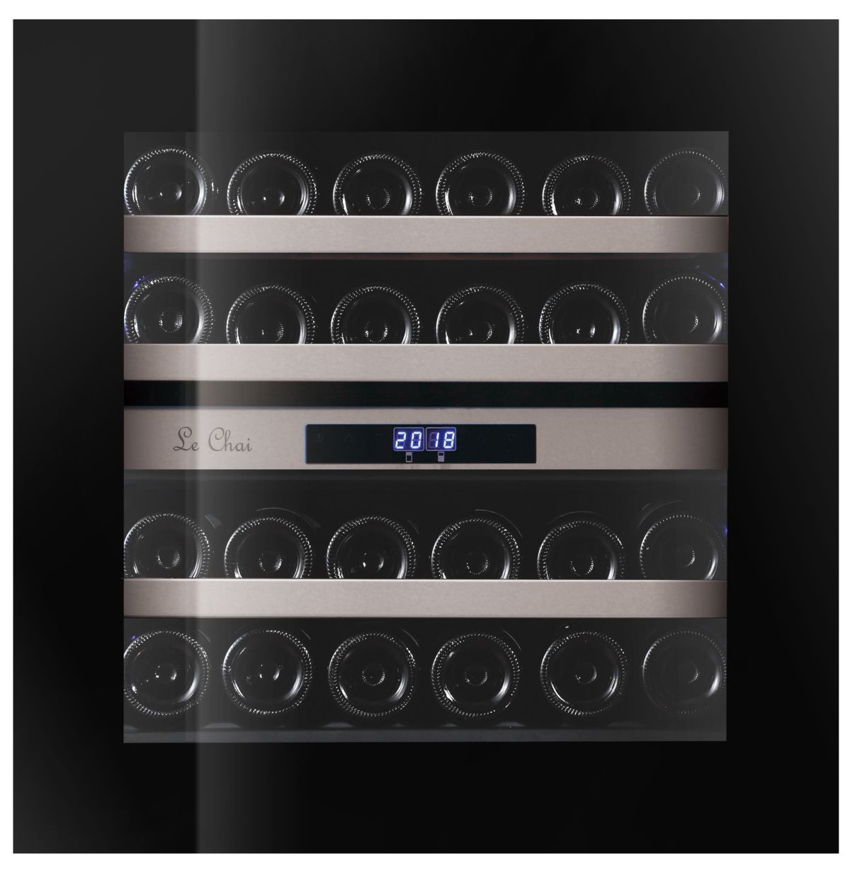 Le Chai LBN240POV - Inbouw Wijnklimaatkast - 25 flessen - Zwart