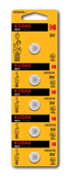 Kodak CR2016 Batterijen (5 stuks, 3V, 90mAh)