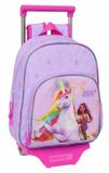 Unicorn Academy Schoolrugzak met Wielen Unicorn Academy Lila 28 x 34 x 10 cm