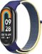 By Qubix - Sport loop nylon bandje - Donkerblauw - Geschikt voor Xiaomi Smart Band 8 / 9 / 10