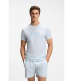 BOSS RN-T-shirt Blauw (S)