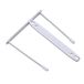 OFFICE PRODUCTS Clip Archivbinders Archivclip / 50 stuks per verpakking/kleur: wit/E-clip 8cm gaten/100% gerecycled plastic/documentbinder dossierdull/onbreekbaar
