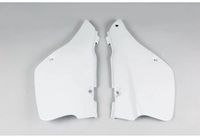 UFO PLAST Panneaux latéraux blanc/blanc 041 adapté pour Suzuki RM 250 1989-1992