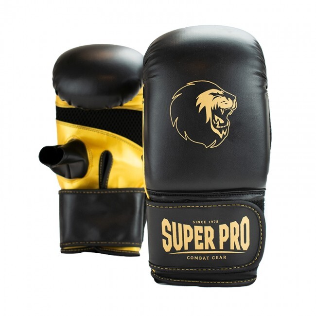 Super Pro Combat Gear Victor Bokszakhandschoenen - Zwart / Goud - S