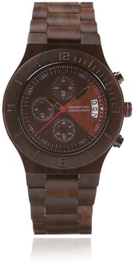 Hoentjen Creatie Houten horloge - Jamaica