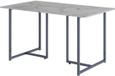 Vicco Merido Eettafel – 140 x 80 cm Grijs/marmer-wit