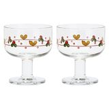THUN ® - Set van 2 glazen Sweet Christmas