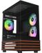 THERMALTAKE View 170 WS ARGB - Boîtier PC sans alimentation, mini-tour, format micro-ATX, noir