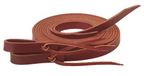 Weaver Leather Latigo gespleten teugels met water stropdas uiteinden, bordeaux, 1/2" x 8'