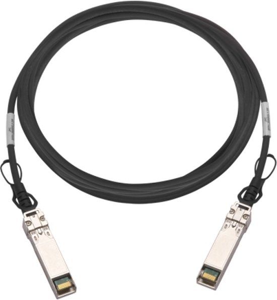QNAP CAB-DAC30M-SFP28 Glasvezelkabel 3 m QSFP28 Zwart