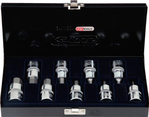 KSTools 918.1330 Bit-dopsleutelset binnenzeskant 9-dlg 4-17mm
