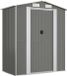 vidaXL Tuinschuur 192x108x223 cm Gegalvaniseerd Staal Lichtgrijs