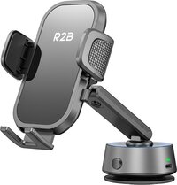 R2B Telefoonhouder Auto - Elektrische Vacuüm Zuignap - Raam/Dashboard - Universeel
