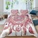 Housse de couette pour lit jumeau avec 2 taies d'oreiller