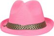 Fiestas Guirca Trilby/Gangster Hoedje Roze Polyester Unisex 59 cm