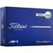 Titleist Balle de golf Tour Soft AIM 2026 - Paquet de 12, blanc/bleu