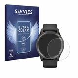 Savvies - Screenprotector voor Garmin Vivomove Trend - Folie Beschermfolie transparant 6 Stuks