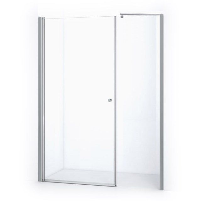Maxaro Douchewand met Draaideur Zircon Comfort 165cm Chroom - 6095827741773