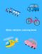 Motor vehicles coloring book