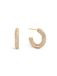 SINGULARU - Vida Oorbellen. Messing met 18Kt Goud Plating. Zirkonia Details. Siliconen Sluiting. Sieraden voor Vrouwen