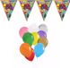 Folat - Anniversaire 50 ans set de fête 50x ballons et 2x guirlandes drapeaux Abraham