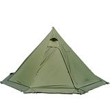 Lichtgewicht Tipi Hot Tenten met kacheluitgangen voor 4 personen, 2,26 kg, 221 cm, staande kamer, tipi tent voor jacht, familie, team, backpacken, camping, wandelen