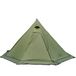 Lichtgewicht Tipi Hot Tenten met kacheluitgangen voor 4 personen, 2,26 kg, 221 cm, staande kamer, tipi tent voor jacht, familie, team, backpacken, camping, wandelen