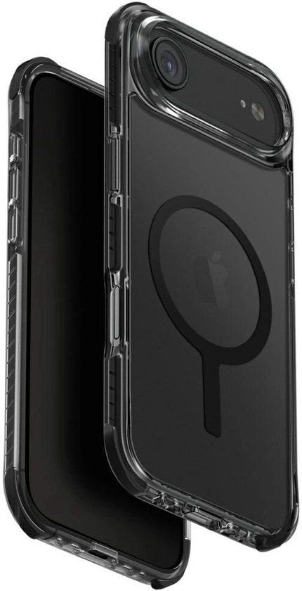 Uniq Combat Case voor iPhone 17 Air Magclick Opladen Beschermend Magnetisch Zwart