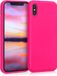 kwmobile telefoonhoesje geschikt voor Apple iPhone X - Back cover - Neon Roze