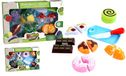 FLYPOP'S - Krasvoer - Imitatiespel - 015607 - Veelkleurig - Kunststof - Keuken - Voedsel - Speelgoed voor kinderen - Fruit - Groente - Taarten - 32,5 cm x 21,5 cm - Vanaf 3 jaar